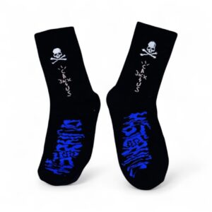 TRAVIS SCOTT CACTUS JACK x MASTERMIND CREW SOCKS IN BLACK